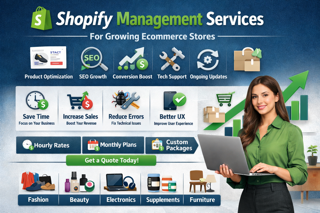 Shopify Management Services for Growing Ecommerce Stores